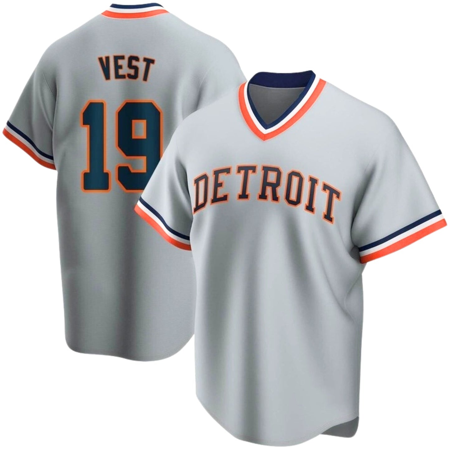 Will Vest  Detroit Tigers 19 Jersey