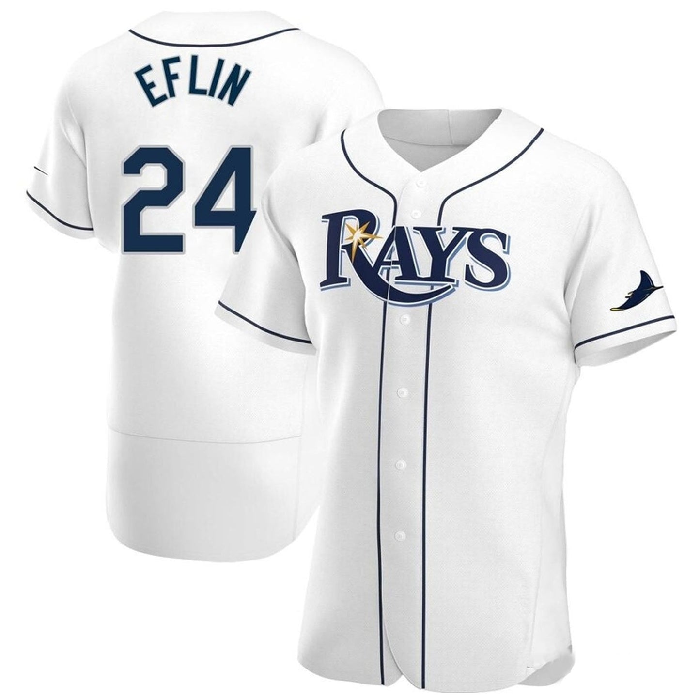 Zach Eflin Tampa Bay Rays 24 Jersey