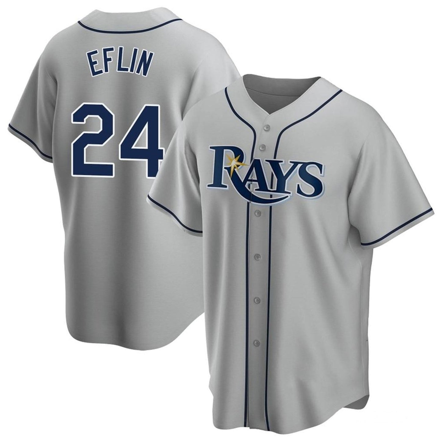 Zach Eflin Tampa Bay Rays 24 Jersey