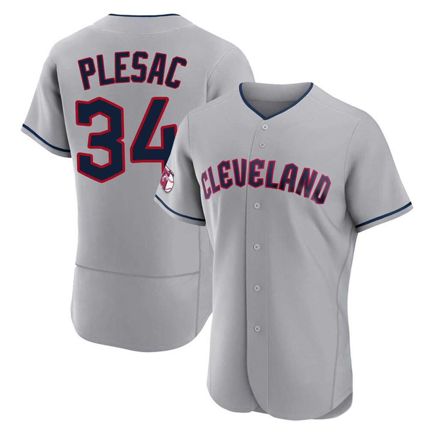 Zach Plesac Cleveland Indians 34 Jersey