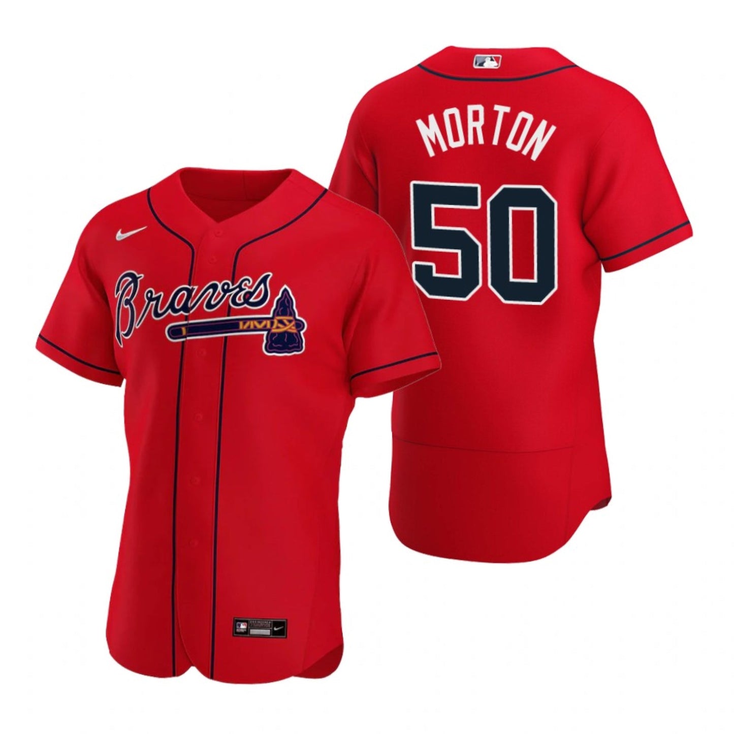 Charlie Morton Atlanta Braves 50 Jersey