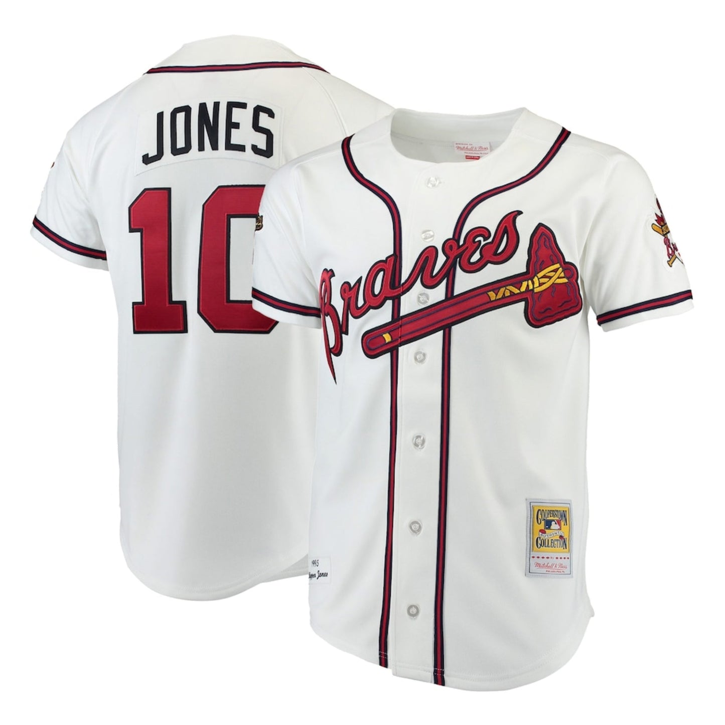 Chipper Jones Atlanta Braves 10 Retro Jersey