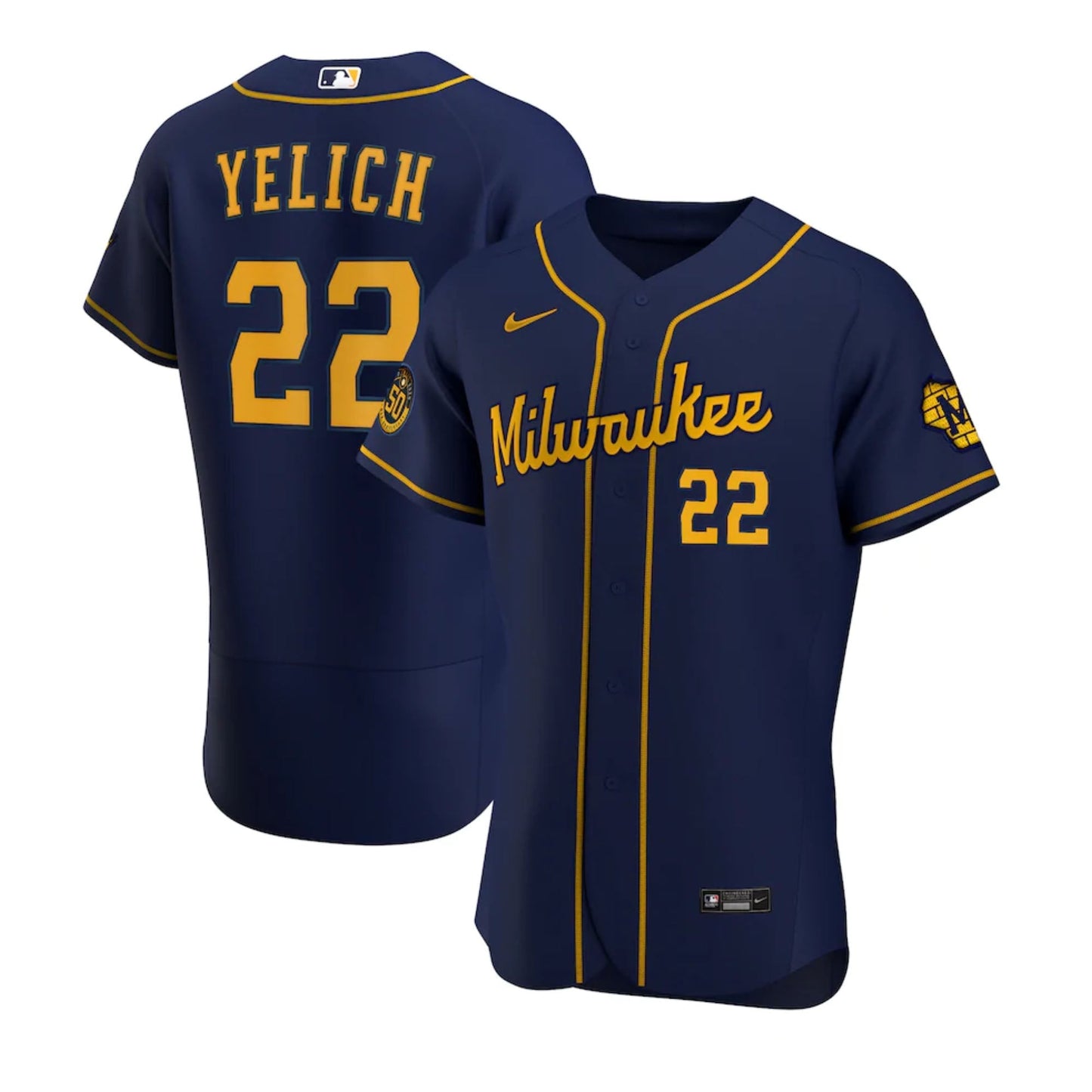 Christian Yelich Milwaukee Brewers 22 Jersey