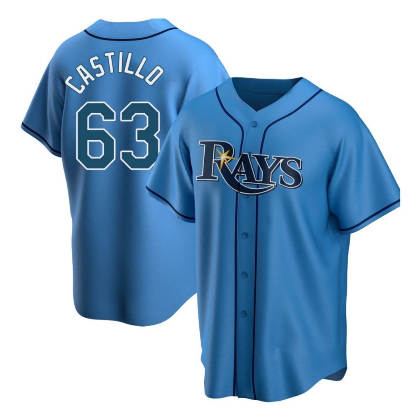 Diego Castillo Tampa Bay Rays 63 Jersey