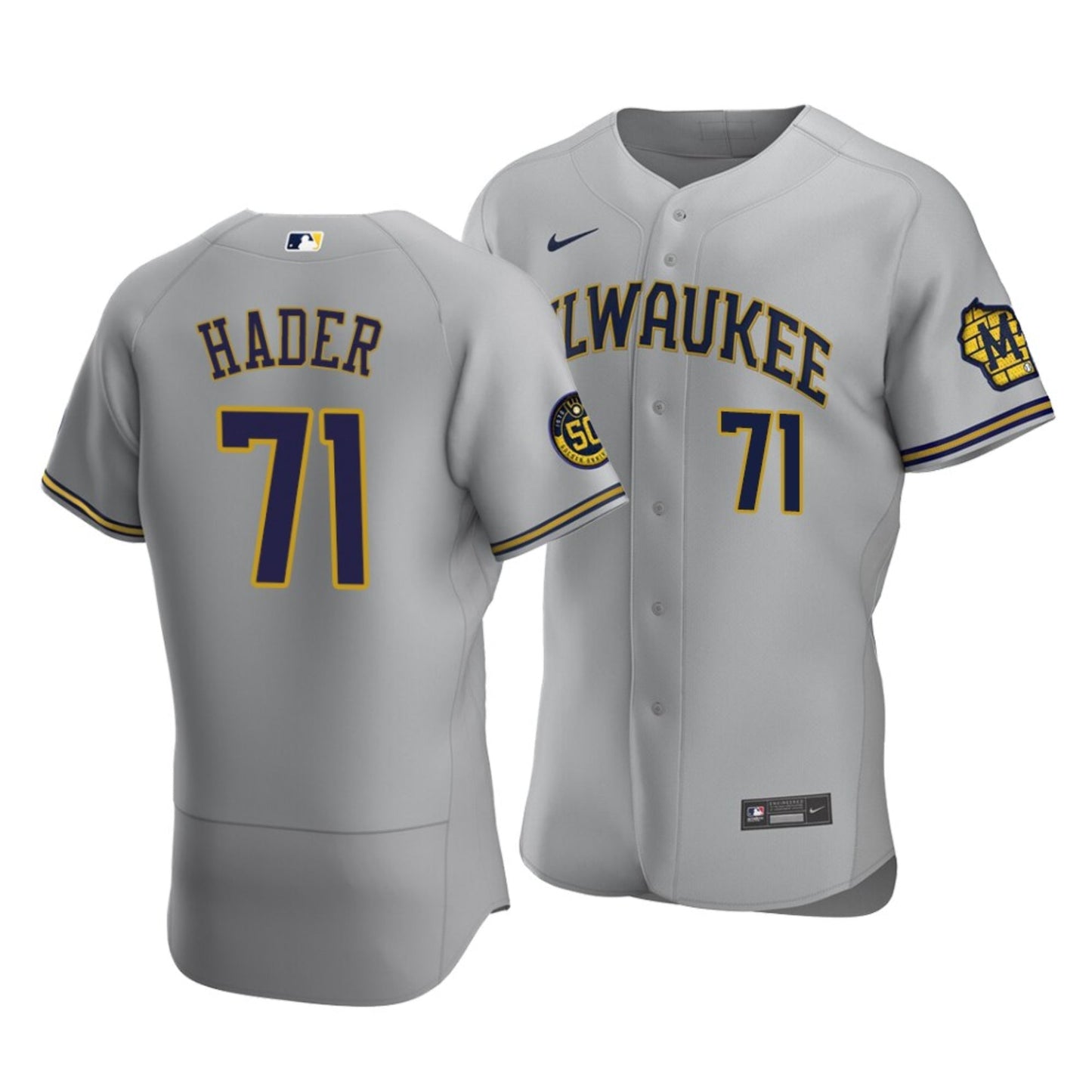 Josh Hader Milwaukee Brewers 71 Jersey