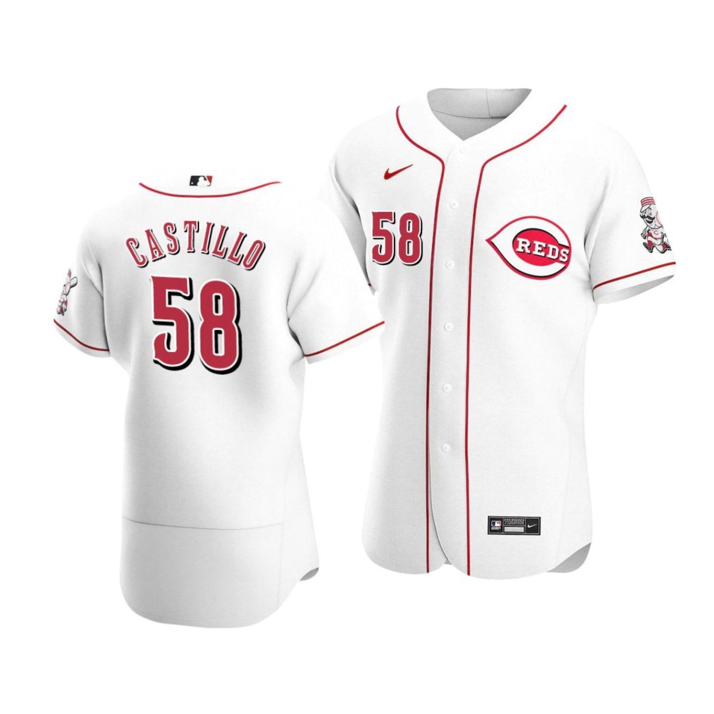 Luis Castillo Cincinnati Reds 58 Jersey