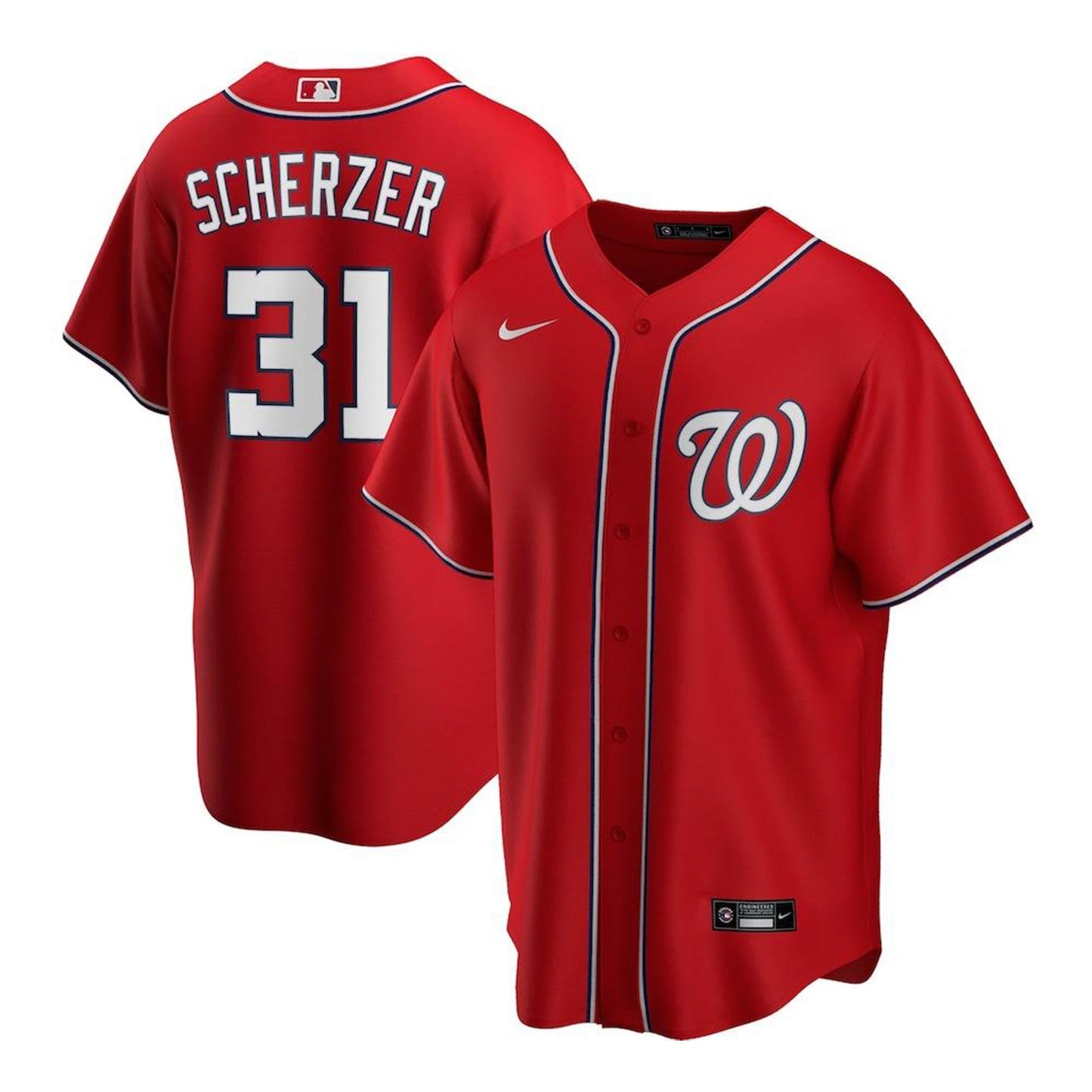 Max Scherzer Washington Nationals 31 Jersey