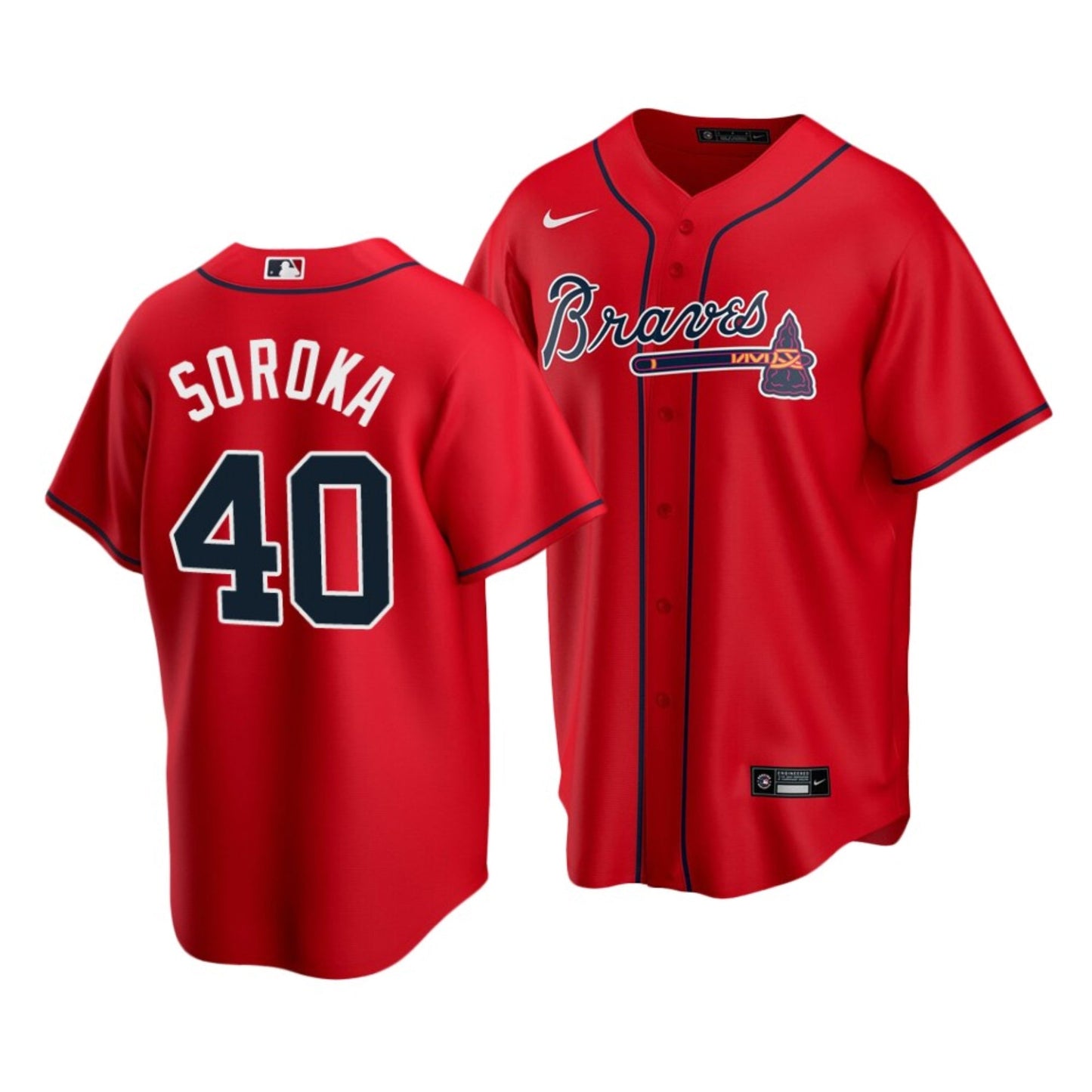 Mike Soroka Atlanta Braves 40 Jersey