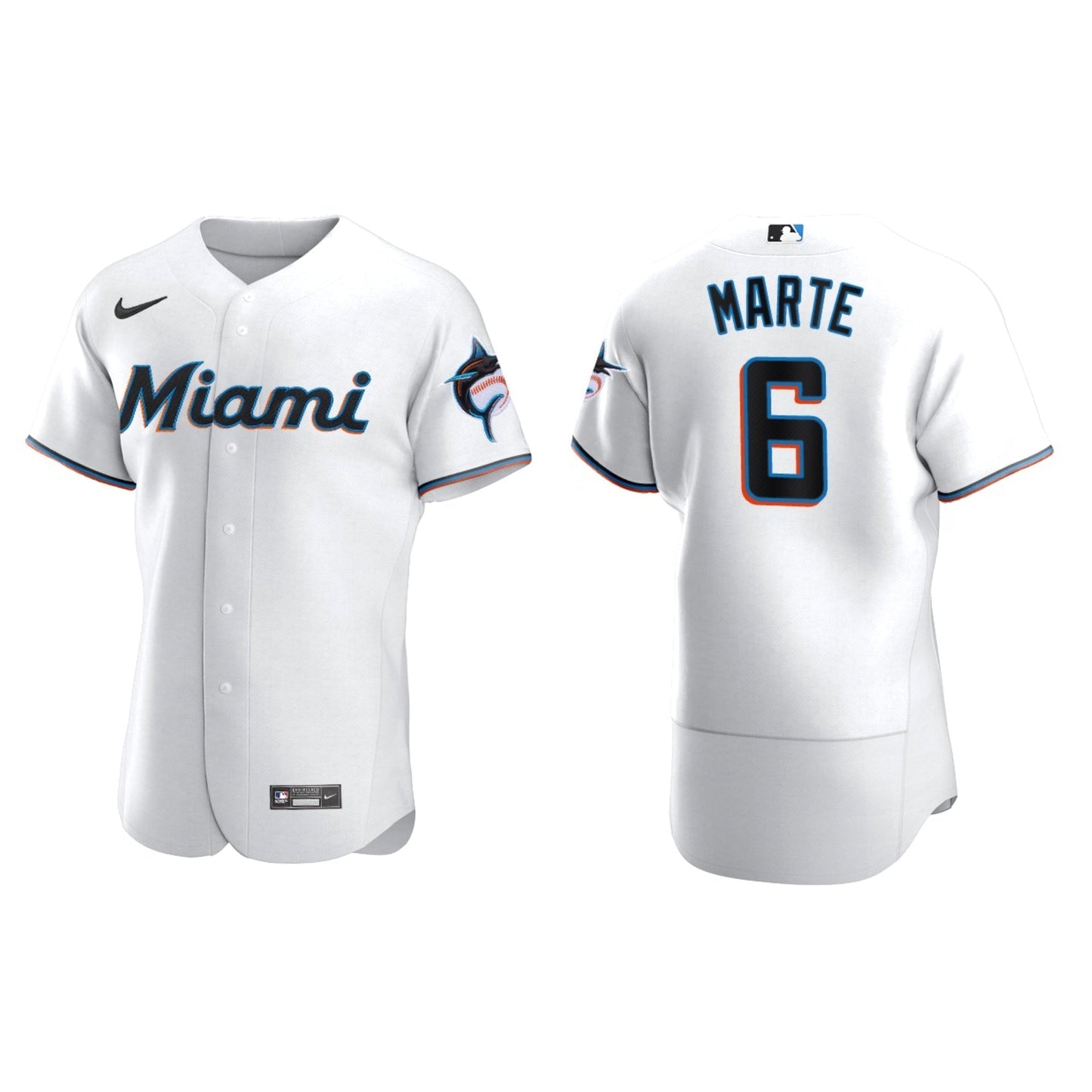 Starling Marte Miami Marlins 6 Jersey