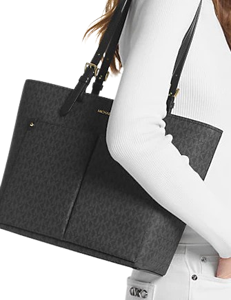 Michael Michael Kors Jet Set Medium Logo Pocket Tote Bag