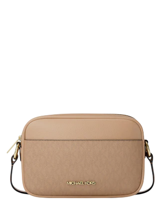 Michael Michael Kors Jet Set Small Signature Logo Camera Crossbody Bag