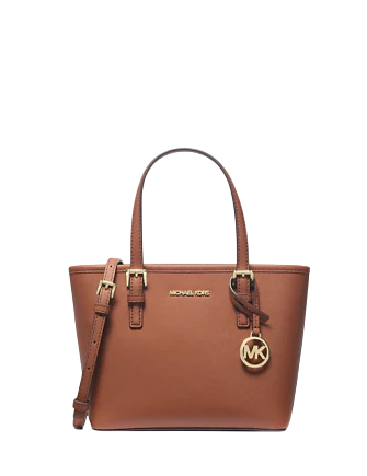 Michael Michael Kors Jet Set Travel Extra-Small Saffiano Leather Top-Zip Tote Bag