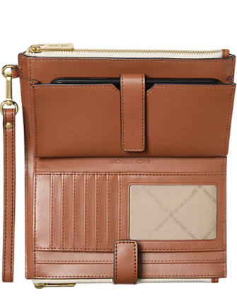 Michael Michael Kors Jet Set Travel Signature Logo Smartphone Wallet