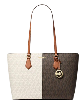 Michael Michael Kors Sheila Large Two-Tone Signature Logo Tote Bag