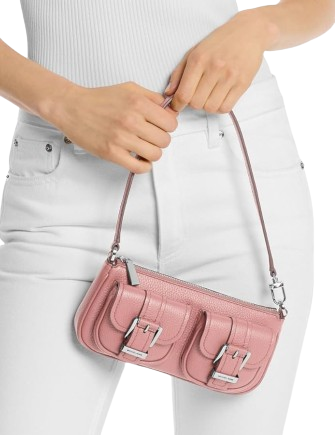 Michael Michael Kors Zoe Small Pebbled Leather Pochette