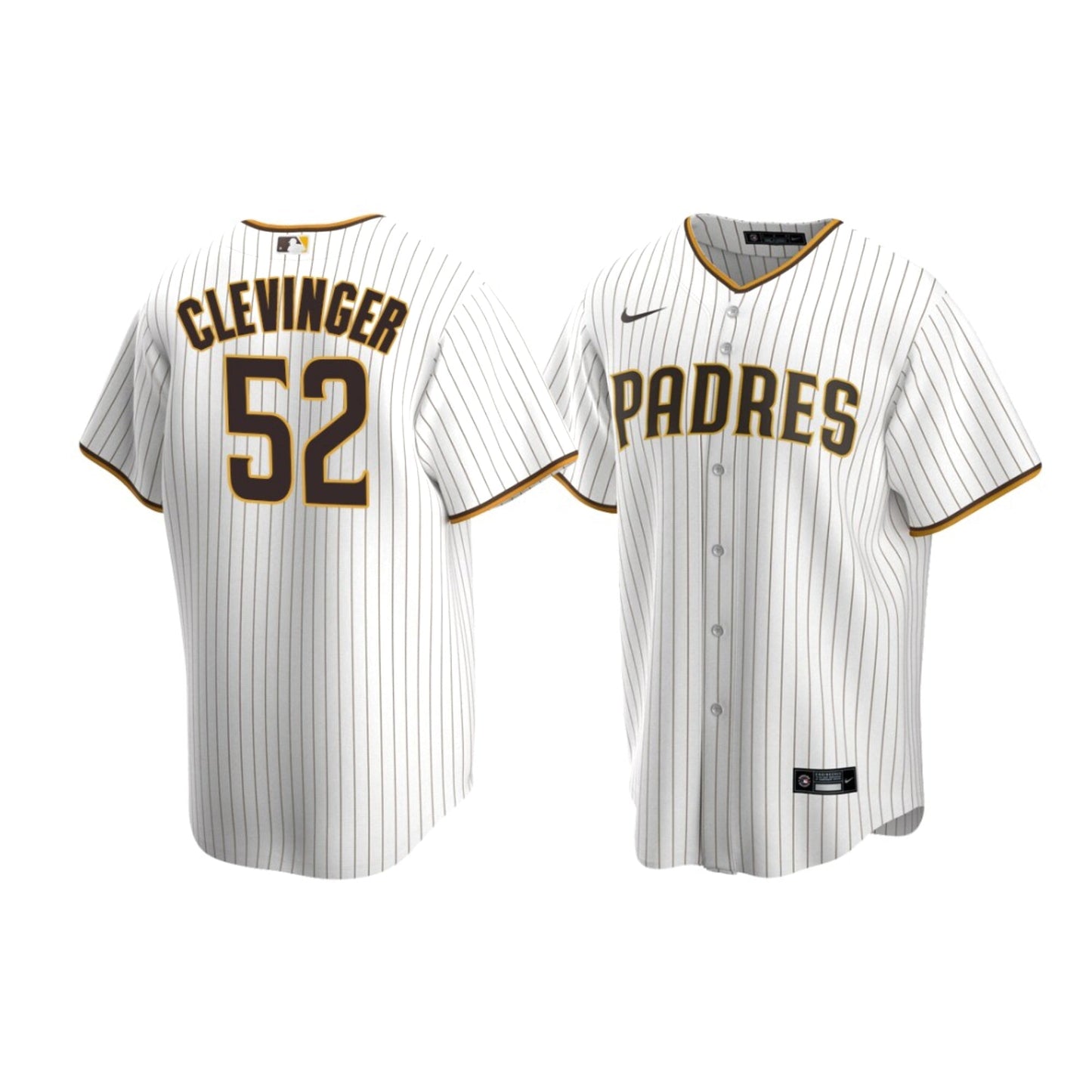 Mike Clevinger San Diego Padres 52 Jersey