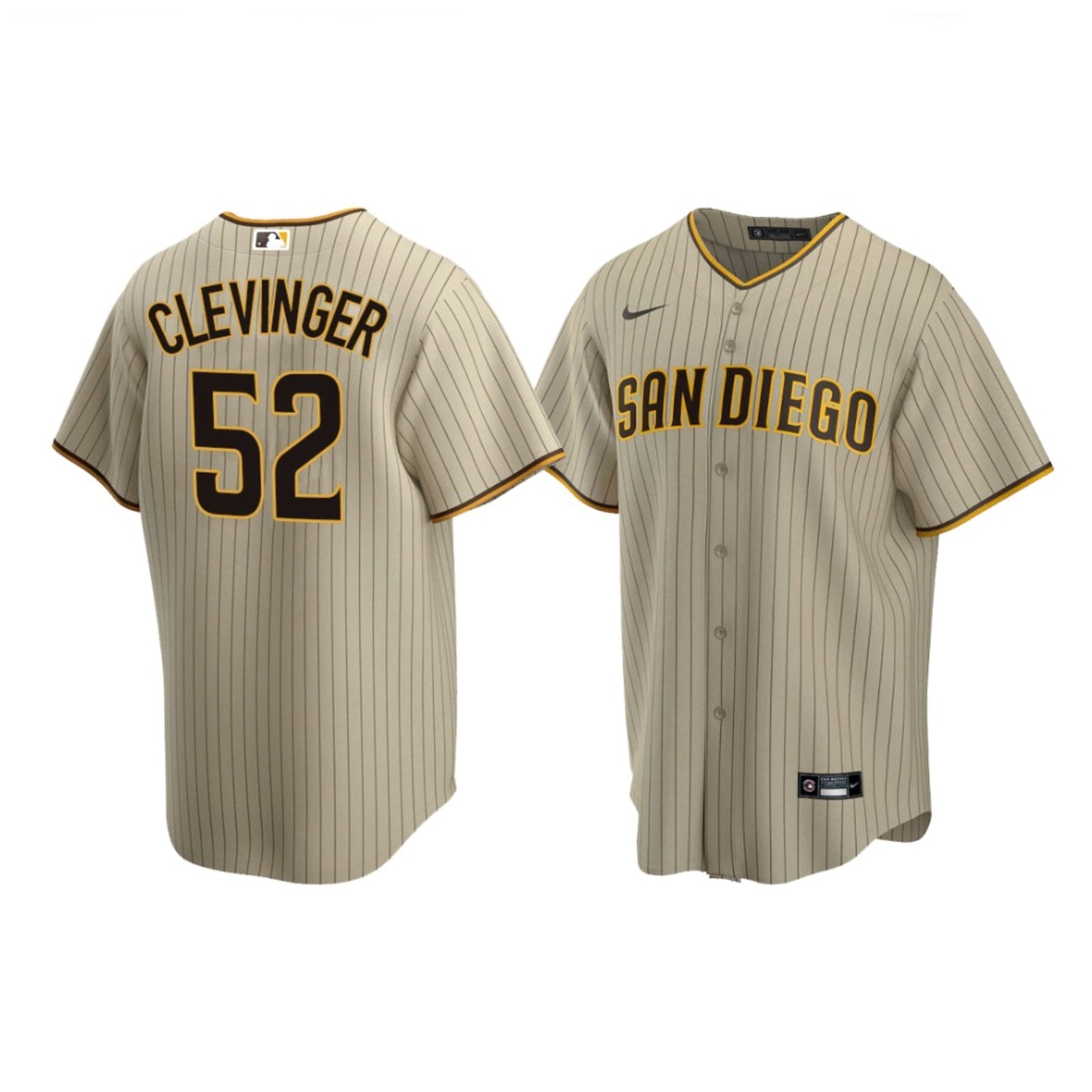 Mike Clevinger San Diego Padres 52 Jersey