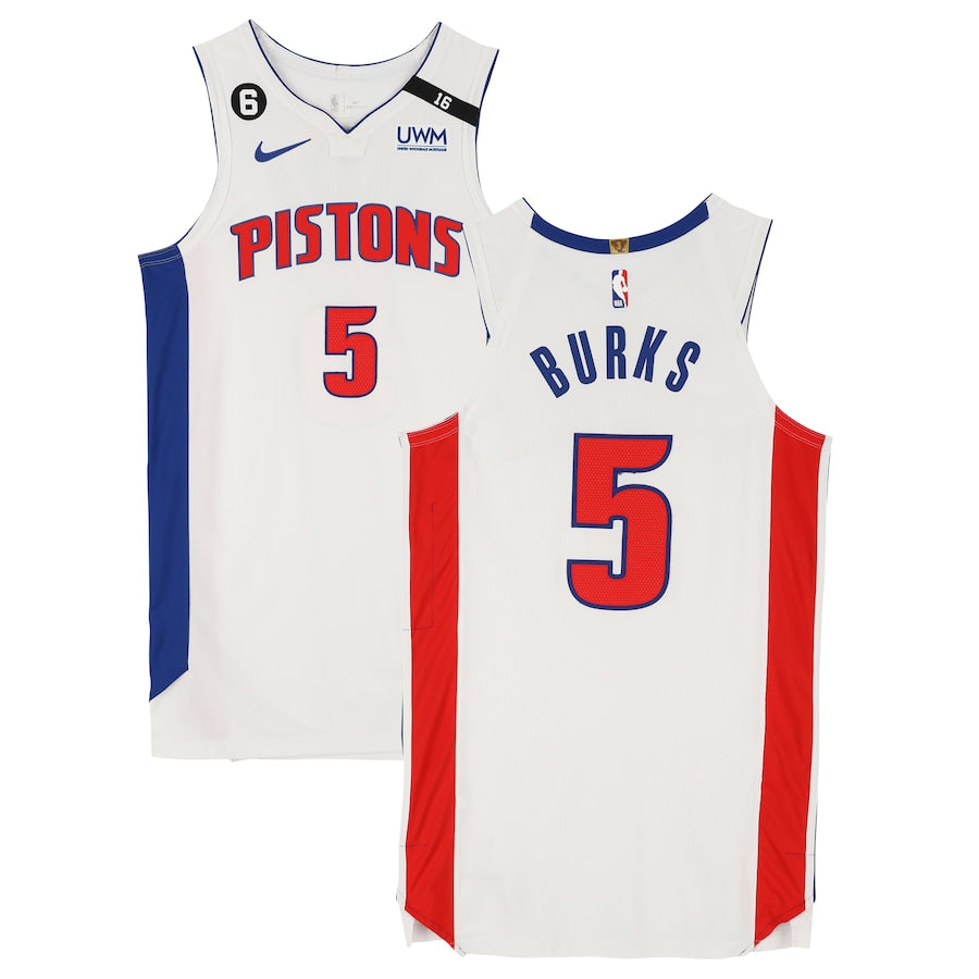 Alec Burks Detriot Pistons 5 Jersey
