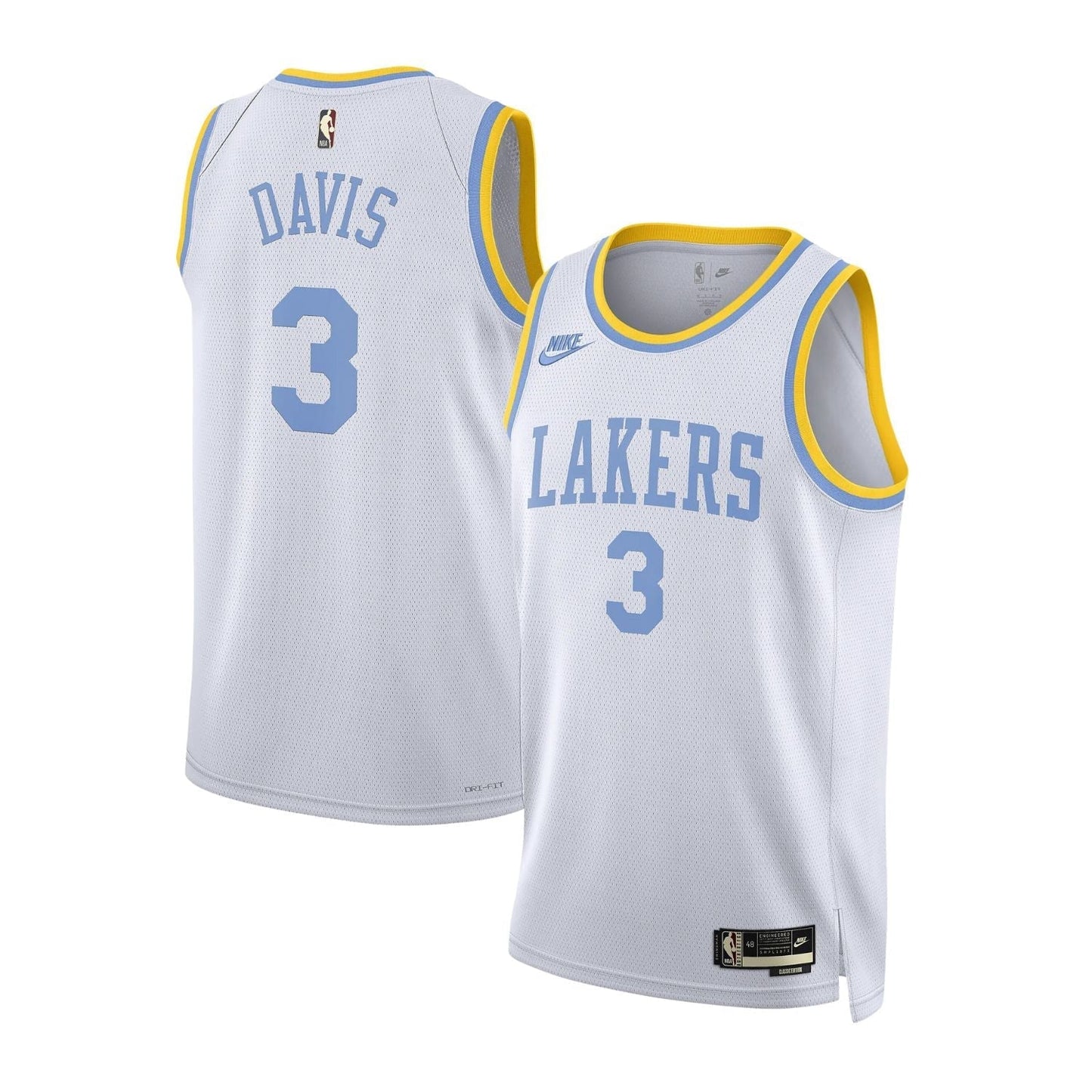Anthony Davis Los Angeles Lakers 3 jersey