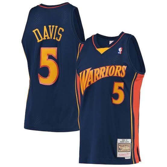 Baron Davis Golden State Warriors 5 Jersey