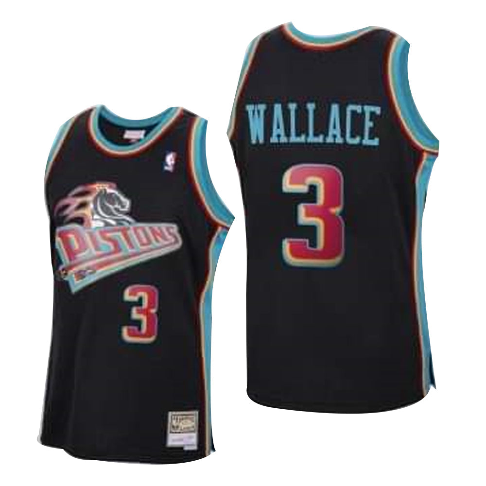 Ben Wallace Detroit Pistons 3 Jersey