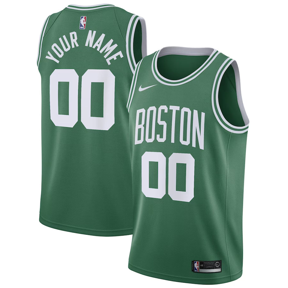 Boston Celtics Blank Custom Jersey