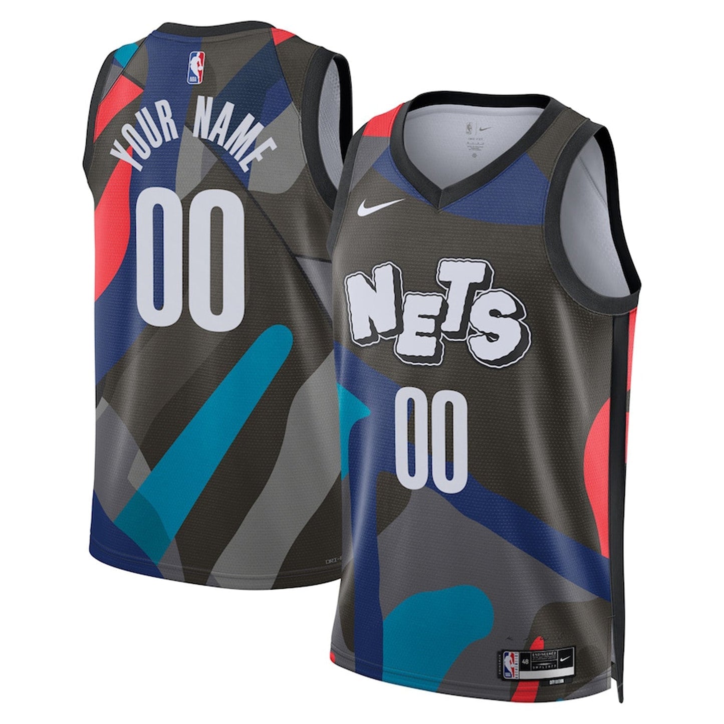 Brooklyn Nets Blank Custom Jersey