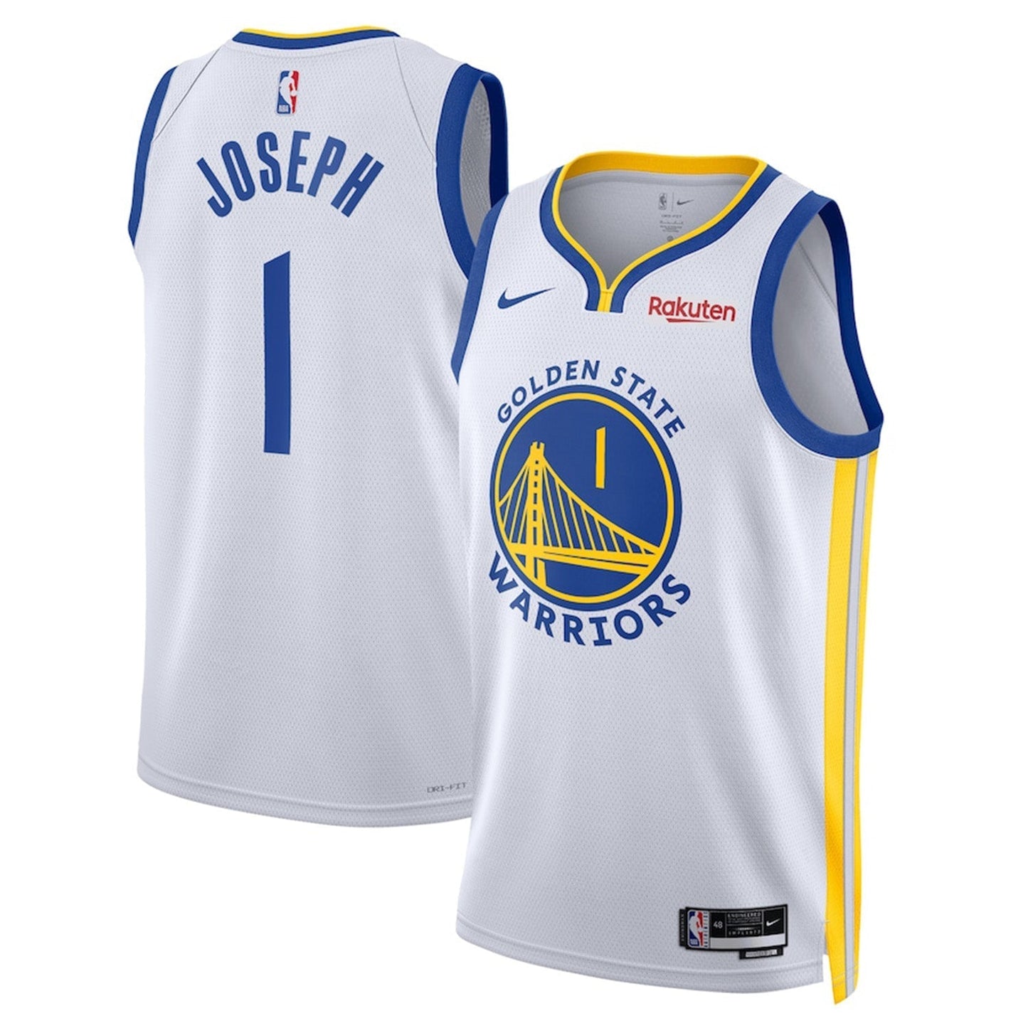 Corey Joseph Golden State Warriors 1 Jersey