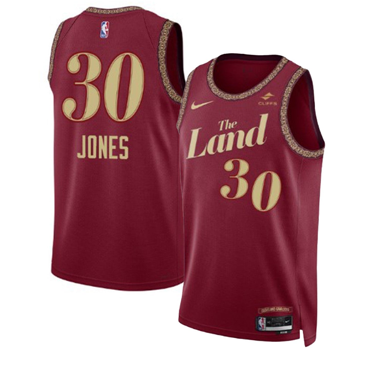 Damion Jones Cleveland Cavaliers 30 Jersey