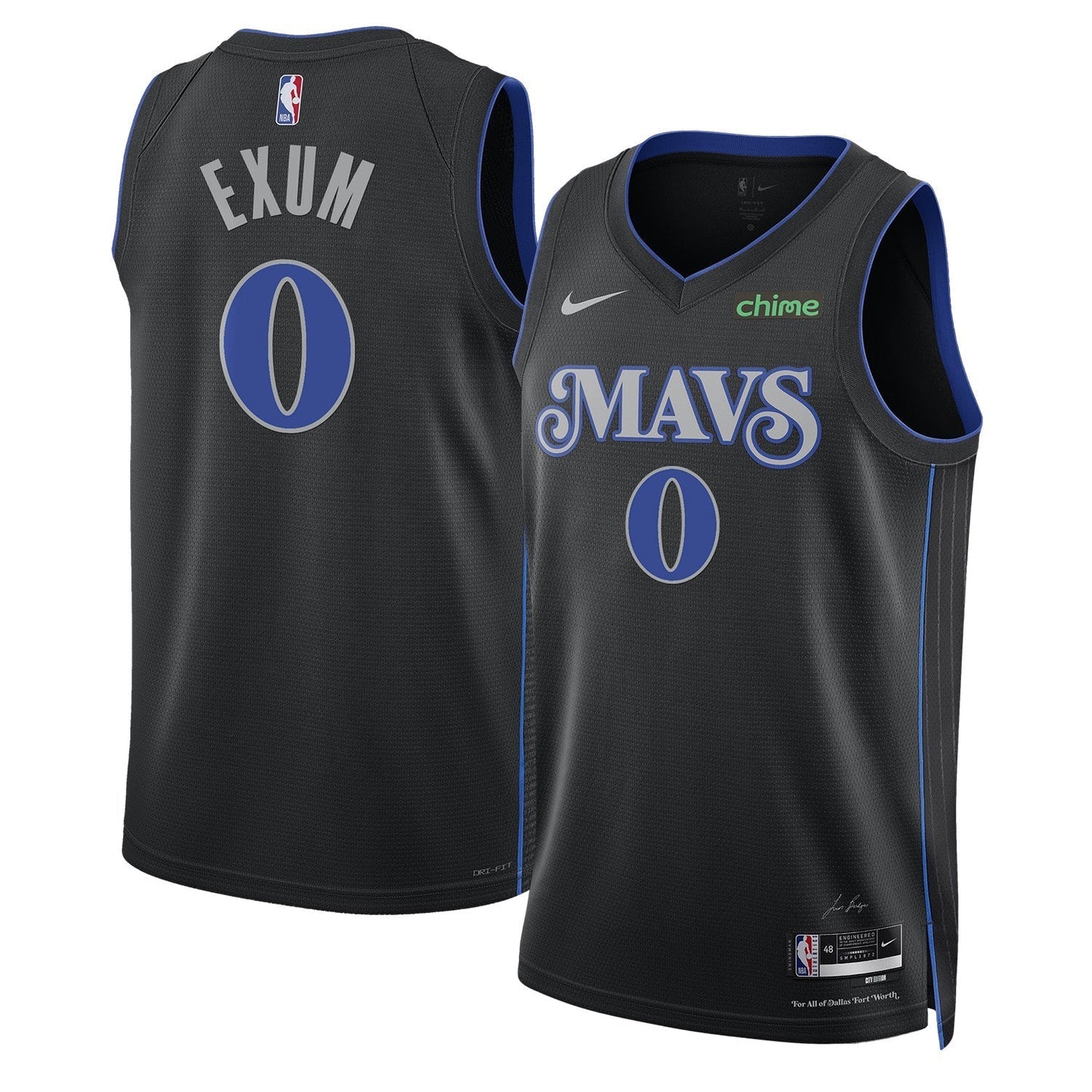 Dante Exum Dallas Mavericks 0 Jersey