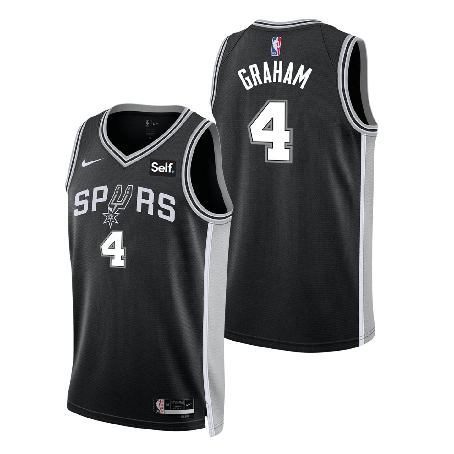 Devonte Graham San Antonio Spurs 4 Jersey