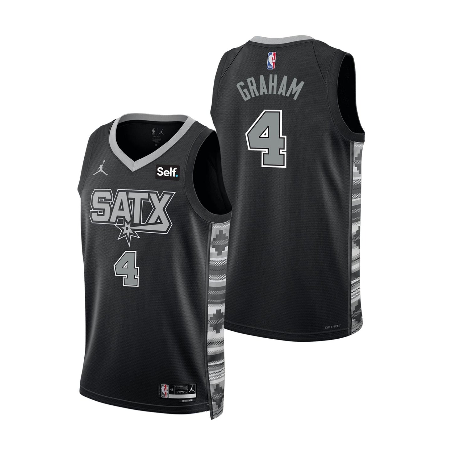 Devonte Graham San Antonio Spurs 4 Jersey
