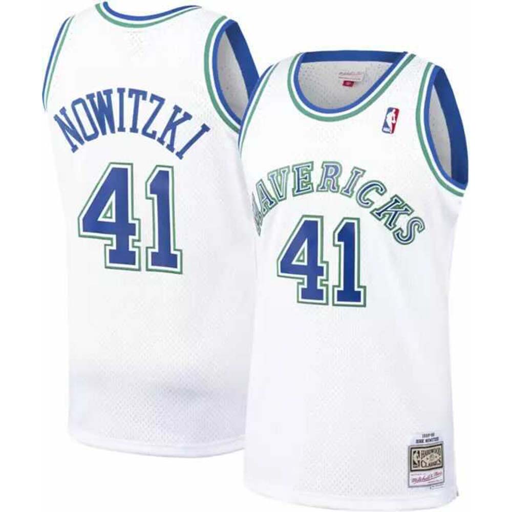 Dirk Nowitzki Dallas Mavericks 41 Retro Jersey