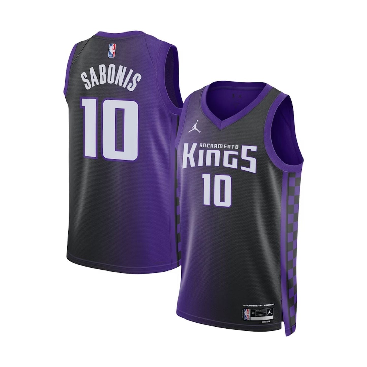 Domantas Sabonis Sacramento Kings 10 Jersey