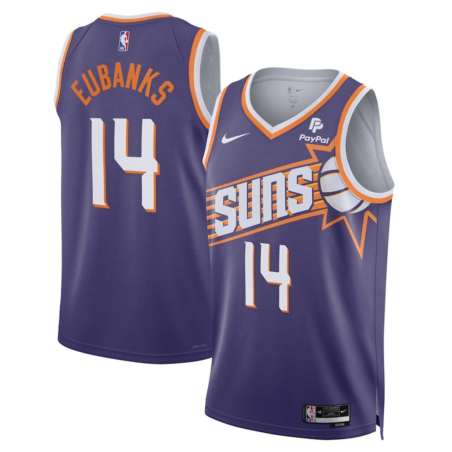 Drew Eubanks Phoenix Suns 14 Jersey