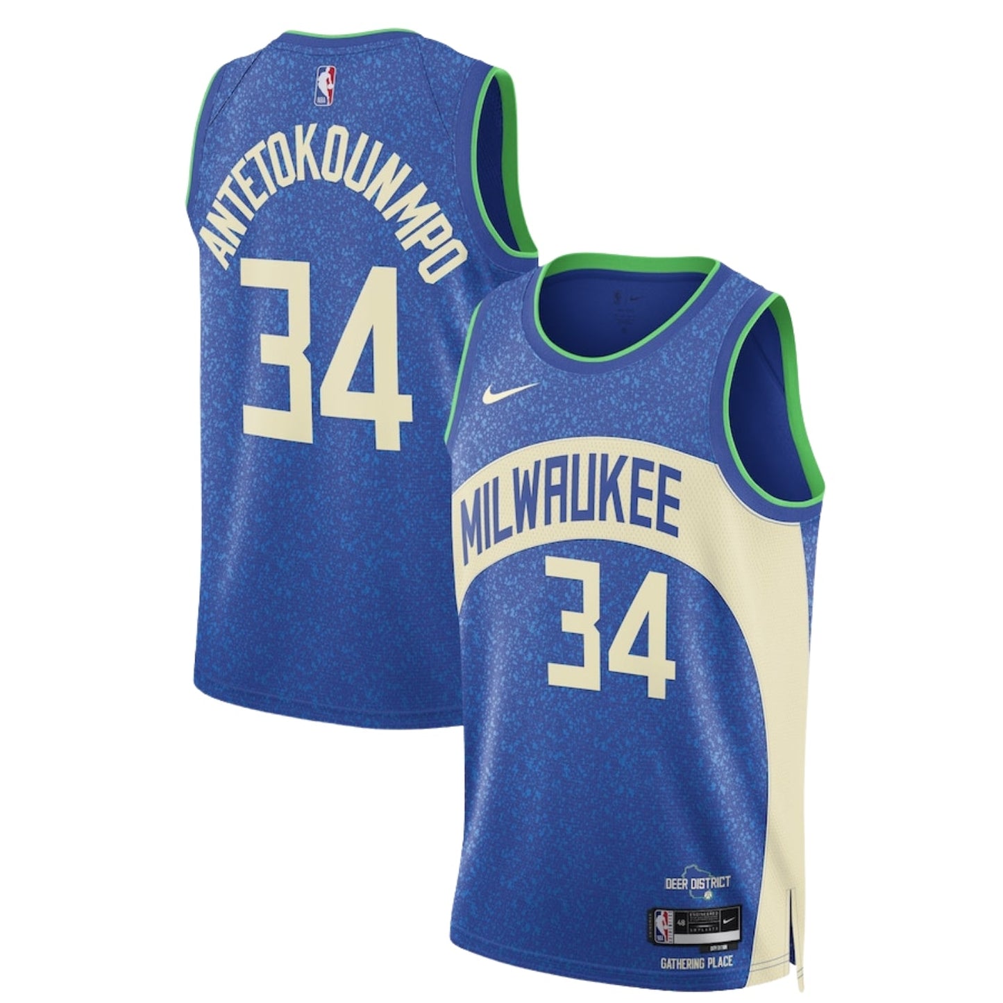 Giannis Antetokounmpo Milwaukee Bucks 34 Jersey