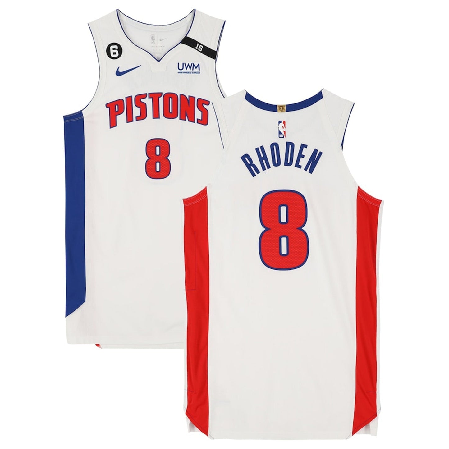 Jared Rhoden Detroit Pistons 8 Jersey