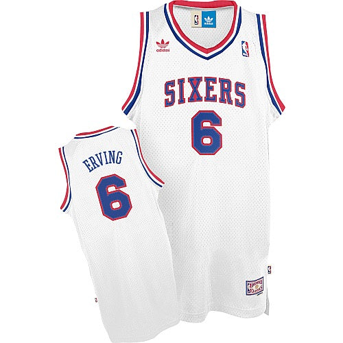 Julius Erving Philadelphia 76ers 6 Jersey
