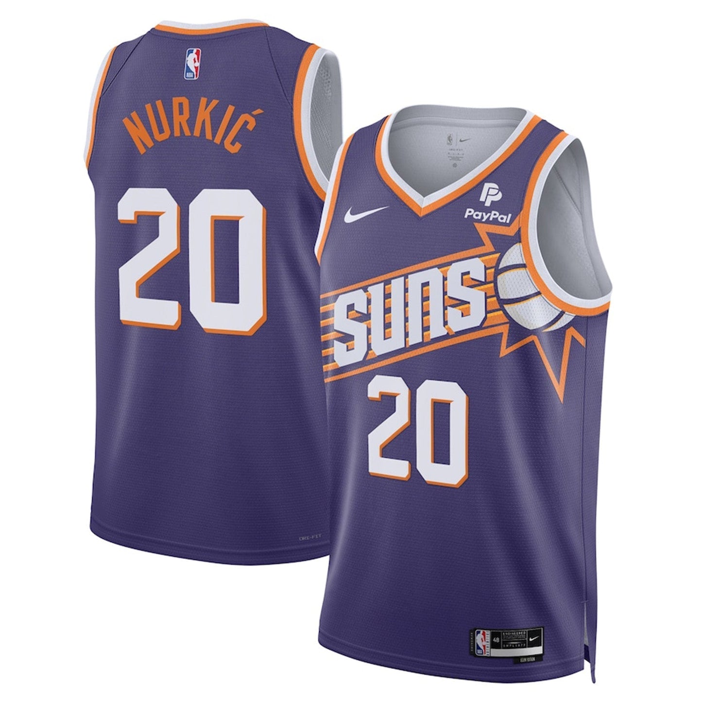 Jusuf Nurkic Phoenix Suns 20 Jersey