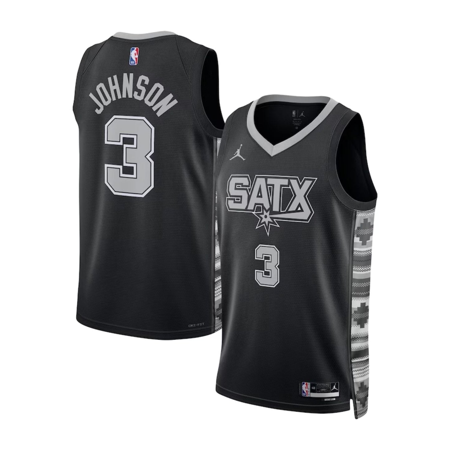 Keldon Johnson San Antonio Spurs 3 Jersey