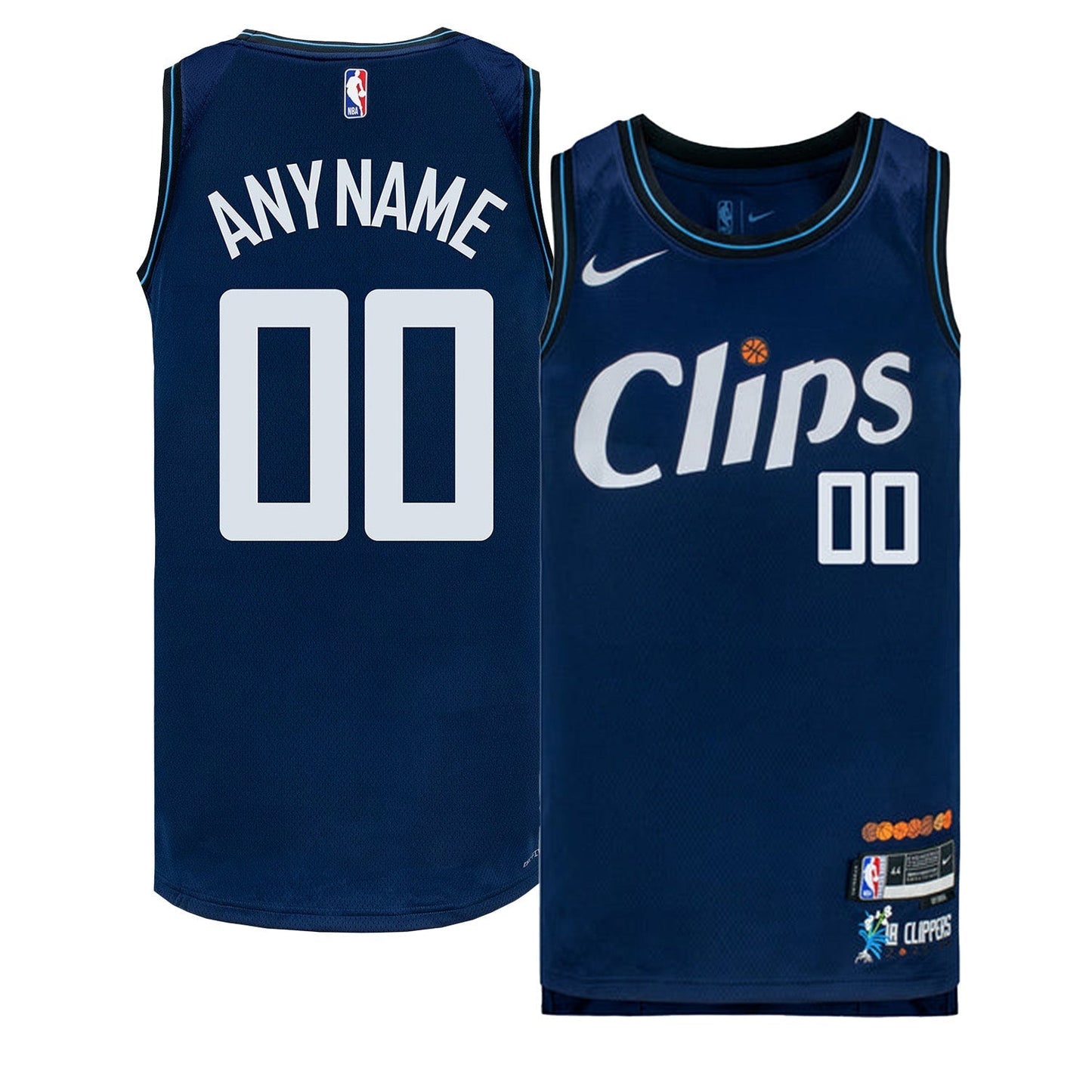 Los Angeles Clippers Blank Custom Jersey
