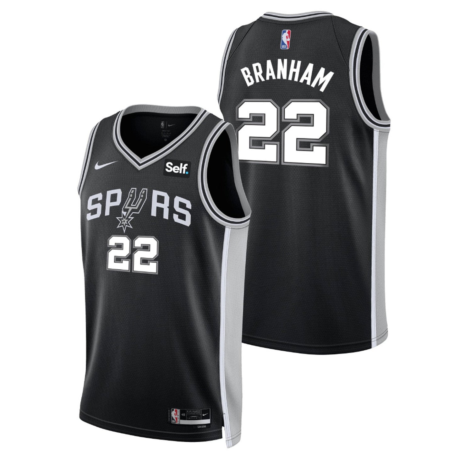 Malaki Branham San Antonio Spurs 22 Jersey