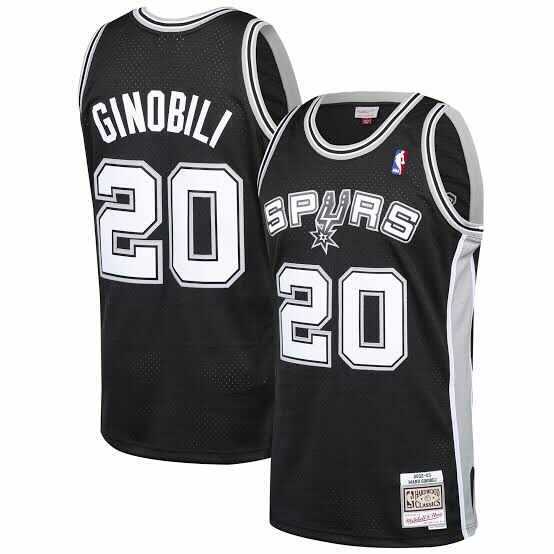 Manu Ginobili San Antonio Spurs 20 Jersey