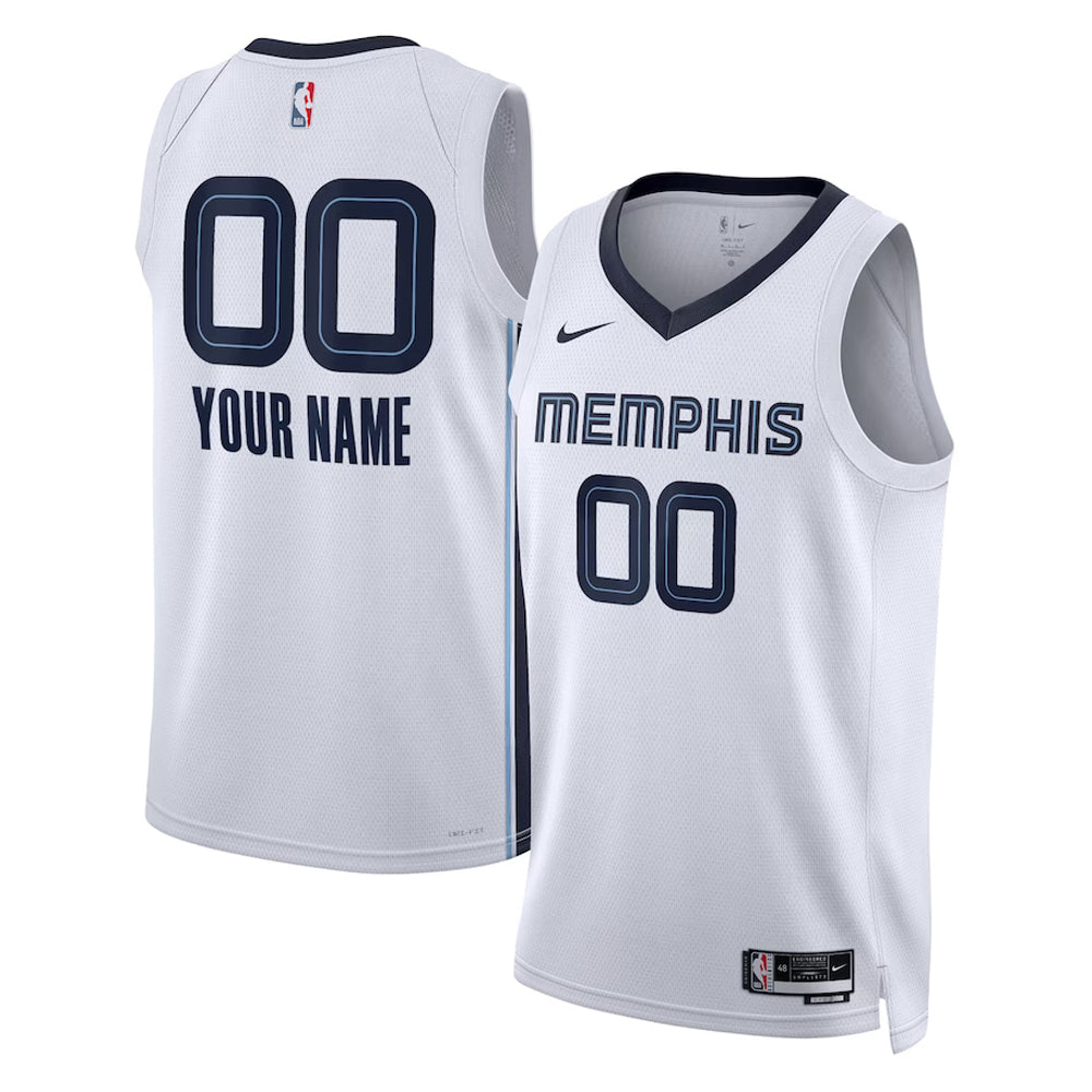 Memphis Grizzlies Blank Custom Jersey