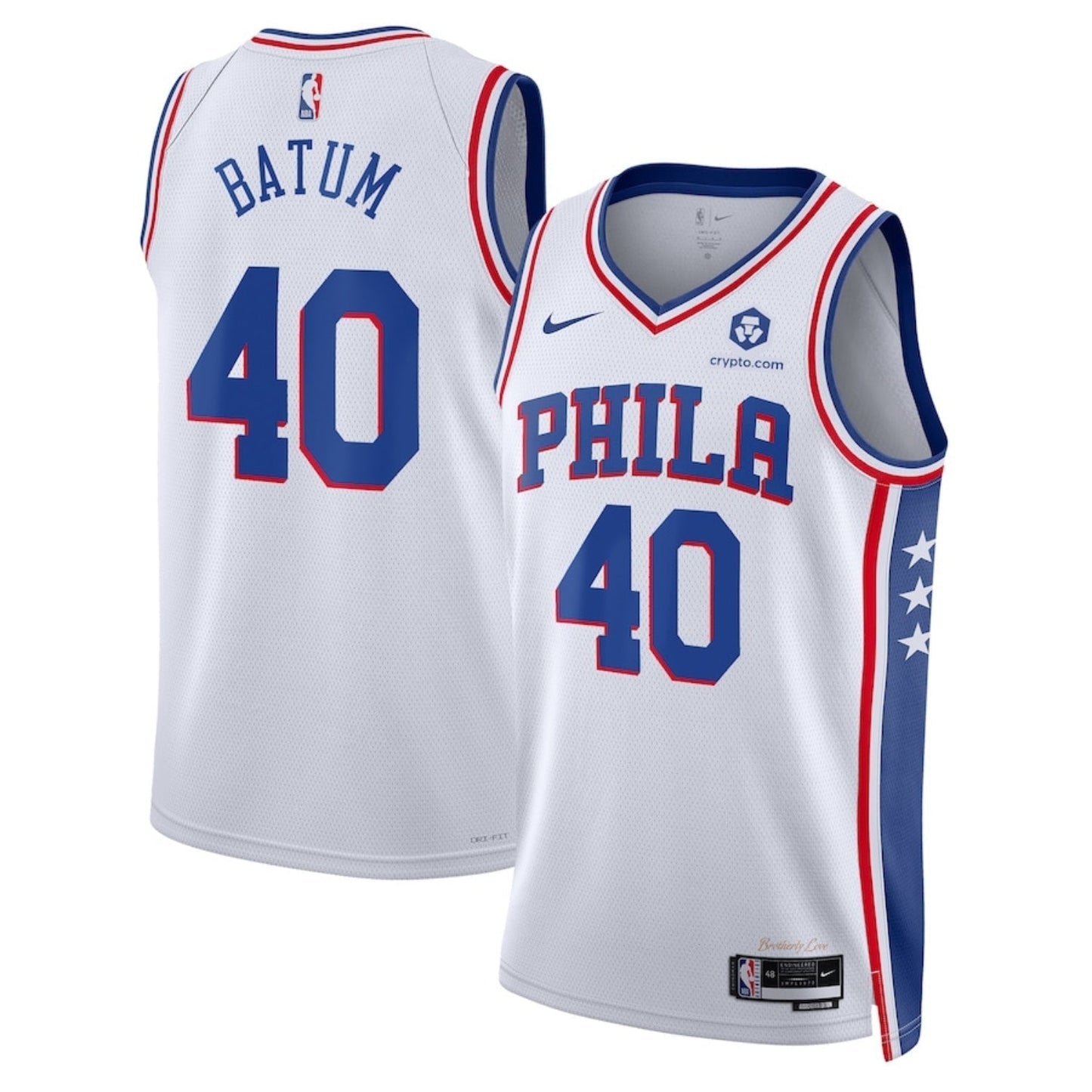 Nicolas Batum Philadelphia 76ers 40 Jersey