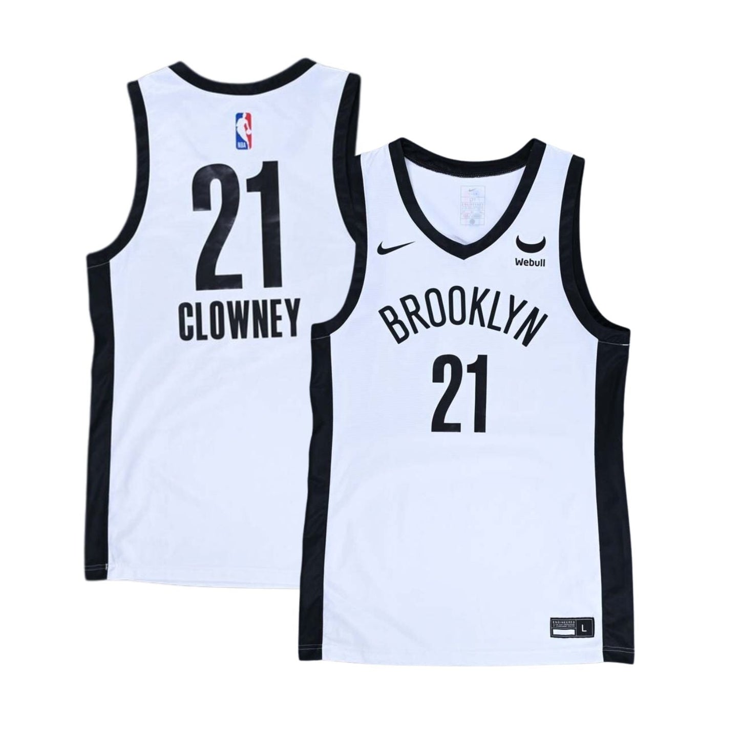Noah Clowney Brooklyn Nets 21 Jersey