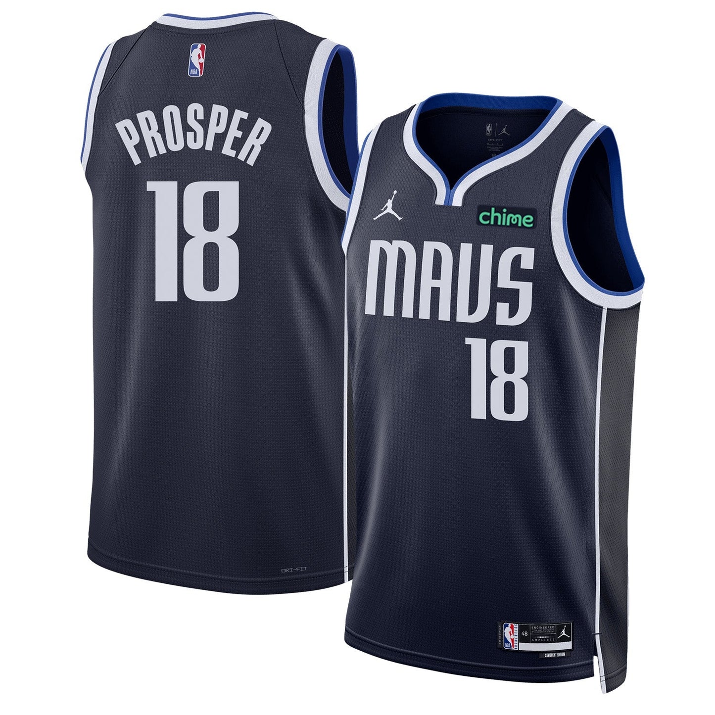 Oliver Maxence Prosper Dallas Mavericks 18 Jersey