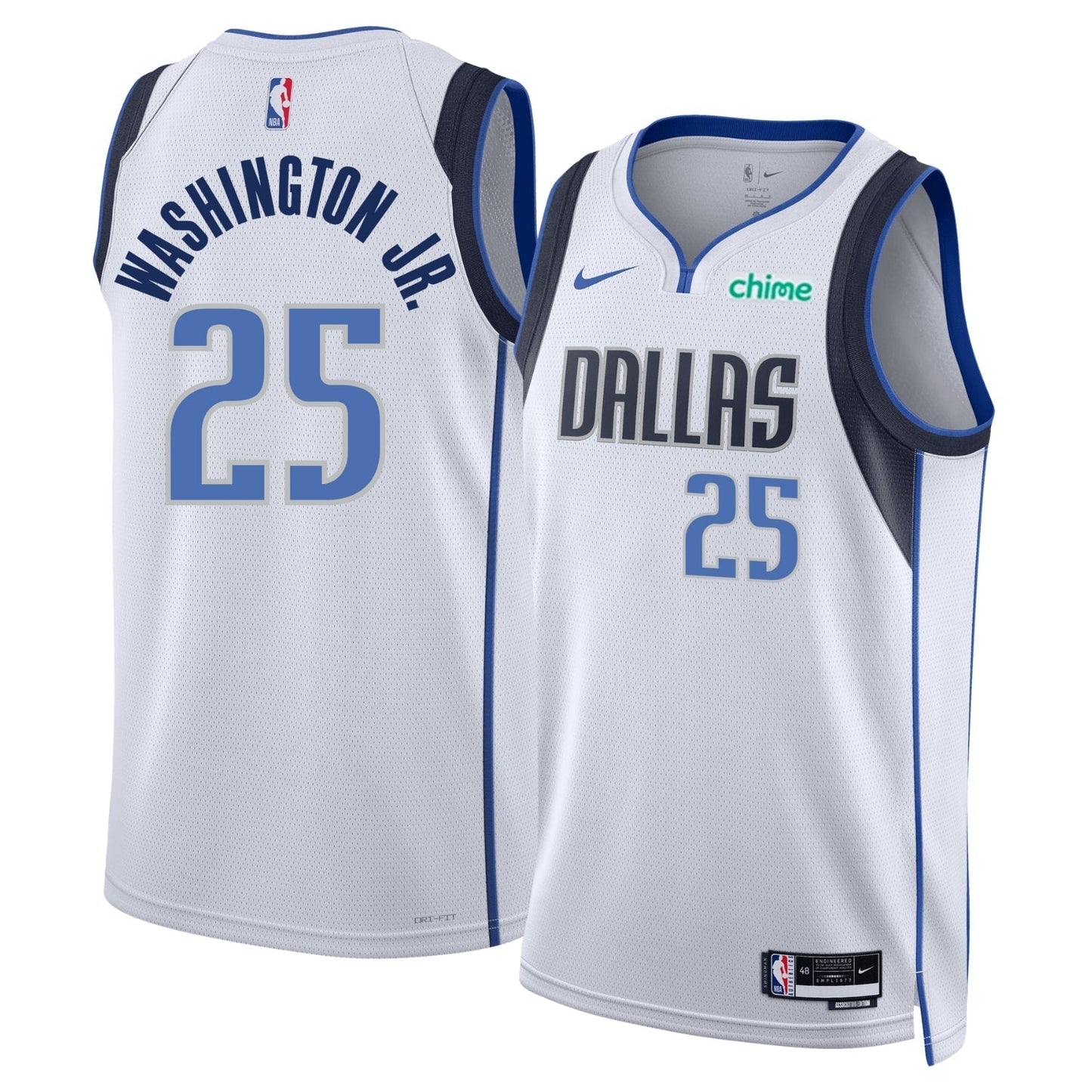 PJ Washington Jr. Dallas Mavericks 25 Jersey