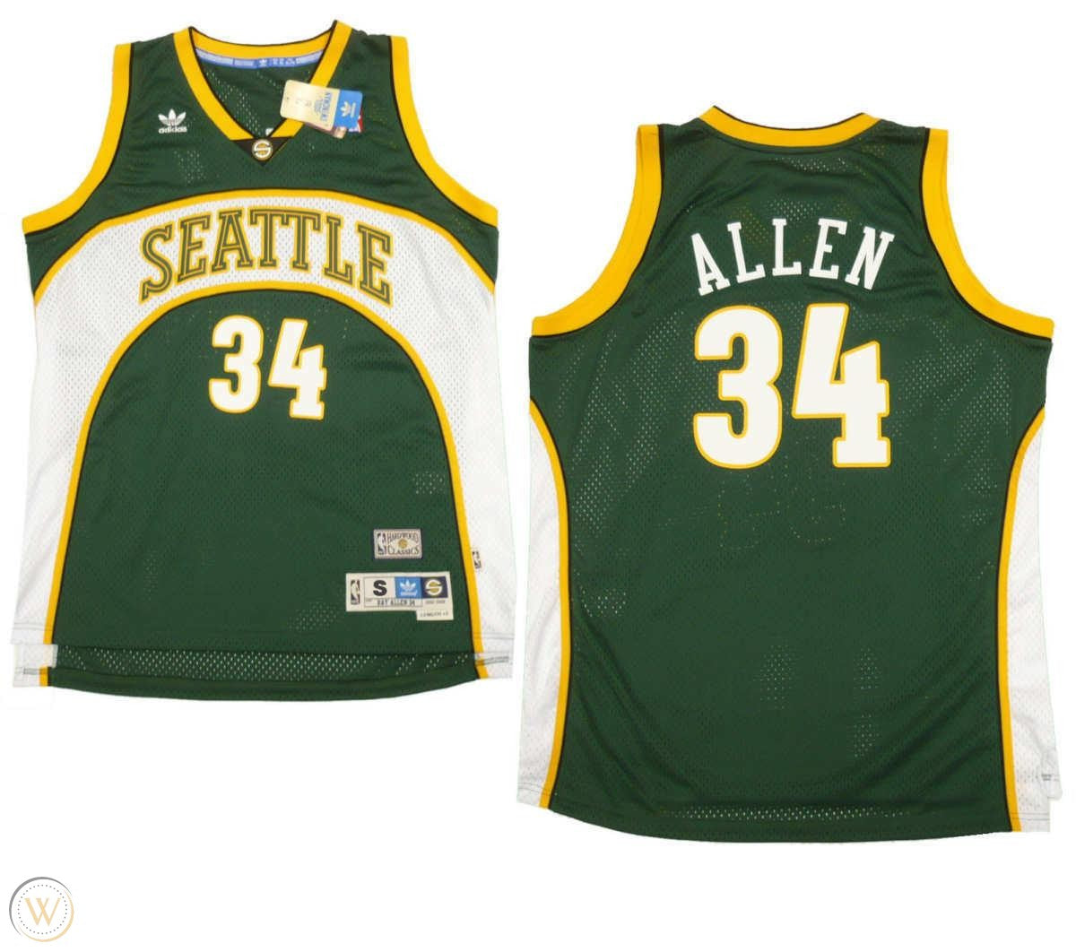 Ray Allen Seattle Super Sonics 34 Jersey