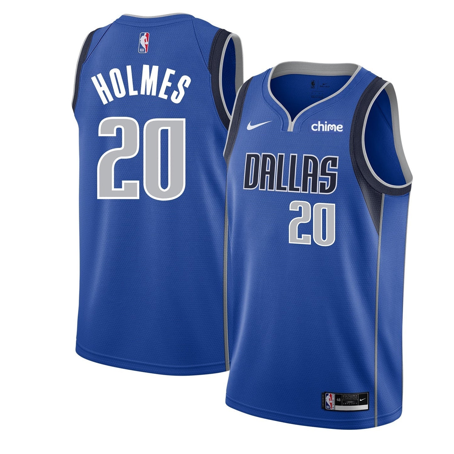 Richaun Holmes Dallas Mavericks 20 Jersey